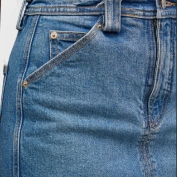 A.L.C. Alden Split Denim Midi Skirt – Blue – Size 2 – NWT - Picture 4 of 15